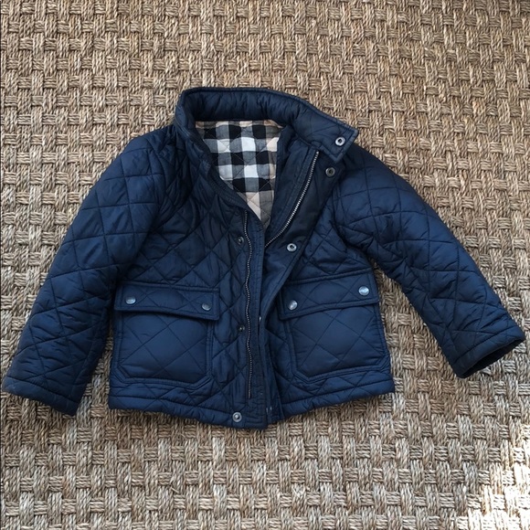 Burberry jacket kids blue Clearance